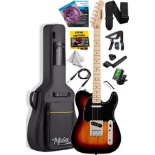 TLX-50SB Tele Kasa Maple Klavye 2 Single-Coil Manyetik Elektro Gitar