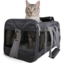 Sherpa Evcil Hayvanlar Için Seyahat Taşıma , Havayolları Tarafından Onaylanmıştır, Büyük, Antrasit