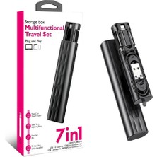 Aksesuarcı Aksesaurcı 7 In 1 Çok Işlevli USB C Adaptör Seti Type-C, Usb, Micro Light-Ning Port, Seya