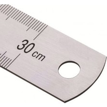 Çelik Cetvel 30 cm (Inc Ölçülü)