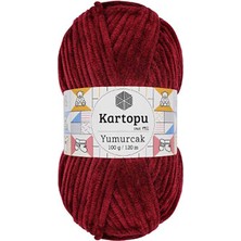 Kartopu Yumurcak Bebe (5 Adet) K106 Vişne Rengi El Örgü Ipliği