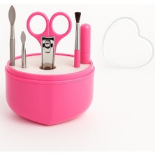 10'lu Manikür Pedikür Seti – Paslanmaz Çelik | Tırnak Törpüsü, Makas, Et Pens Seti | Taşınabilir Kut