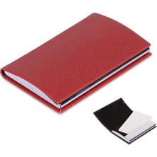 Boldy Metal Iç Kaplamalı Kartlık - Manyetik Slim Metal Kartlık - Çelik Kaplama Para Cüzdanı - Kartvizitlik - Lux Kaplama Kartlık