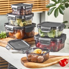 6 Adet Vakumlu Sızdırmaz Saklama Kabı Seti 400ML 800ML 1400ML MIT1087