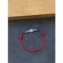 Aida Jewelss 925 Ayar Gümüş Balık Bileklik Fasad Kesim Firuze Taşlı Gümüş Şans Balığı Bileklik