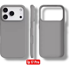 Bruntoo BR Iphone 17 Pro Uyumlu Kılıf Kamera Çıkıntılı Yumuşak Silikon Içi Kadife Lansman Kapak .