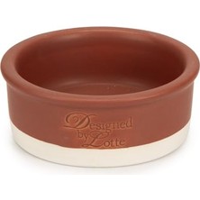 Dbl Kedi Mama Su Kabı, Seramik, Mat Kiremit, 12CM, 300ML