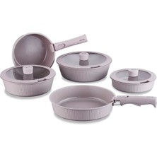 A2799 Praktika Çıkarılabilir Saplı 10 Parça Tencere Tava Seti