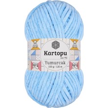 Kartopu Yumurcak Bebe (5 Adet) K540 Mavi El Örgü Ipliği