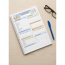 Imajmix - Evcil Hayvan Bakım Takip Defteri| Aşı, Veteriner & Beslenme Takibi | 30 Yaprak |