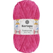 Kartopu Yumurcak Bebe (5 Adet) K734 Fuşya Renk El Örgü Ipliği