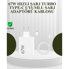 HERŞEYBURDAMODA 67W Güçlü Şarj Adaptörü ve Turbo Kablo Uzun Ömürlü Dayanıklı Tasarım