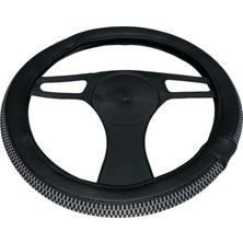 Loacandleco Direksiyon Kılıfı Hasır Modeli Gri Desen 38-40 cm NKT44