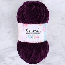 Almira Butik La Mia Mellow Patlıcan Moru El Örgü Ipi - 915 - 34161