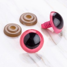 Almira Butik Loren 20 mm Pembe 5 Çift Amigurumi Göz