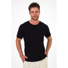Septemmart %100 Pamuklu Bisiklet Yaka Erkek Slim Fit Basic T-Shirt