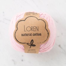 Almira Butik Loren Natural Cotton Pembe El Örgü Ipi - R094 - 33910