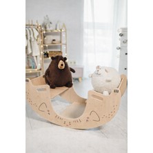 Kids Town Sincap 3'lü Pikler Halkası Montessori Aktivite ve Oyun Masası, Kaydıraklı Tırmanma Seti ve Sandalye