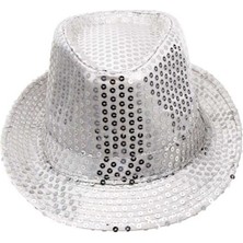 Evaglow Fötr Çocuk Şapkası Gümüş Rengi