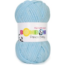 Nako Panda Baby Kadife (5 Adet) 3082 Mavi Renk El Örgü Ipliği