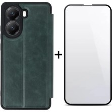 AHK Tekno Poco X7 Pro Uyumlu Renkli Yumuşak Kapaklı Kılıf / Ekran Koruyucu