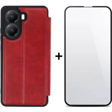 AHK Tekno Poco X7 Pro Uyumlu Renkli Yumuşak Kapaklı Kılıf / Ekran Koruyucu