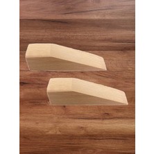 Royal Hediyelik Kapı Stoperi, Kapı Tutucu, Kapı Takozu, Kaydırmaz Aparatlı Oval 2 Adet Verniksiz