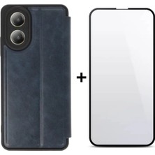 AHK Tekno General Mobile Era 30 Uyumlu Renkli Yumuşak Kapaklı Kılıf / Ekran Koruyucu