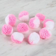 Almira Butik Kartopu Ikiz Pompon - DU0008