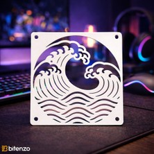 Dalga Desenli Kasa Fan Kapağı 120MM