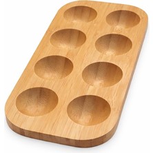 Gfc Life Store 8 Gözlü, Suya Dayanıklı Pürüzsüz Yumurta Standı, Tezgah ve Dolap Kullanımı