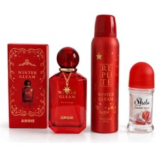 ANGİE Winter Gleam Kadın Parfüm Edp Repute Deodorant ve Shela Roll-On