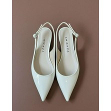 Emienza Rozhex 1.sınıf Rugan Deri Sivri Burun Bayan Babet