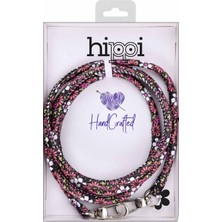 Hippi Soil Renkli Ipli Boyun Askılı Kumaş Telefon Askısı - 110 cm