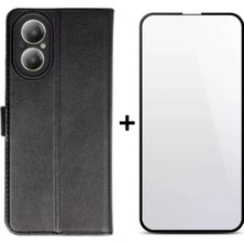 AHK Tekno Realme 12 Lite Uyumlu Renkli Yumuşak Kapaklı Kılıf / Ekran Koruyucu