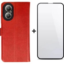 AHK Tekno Realme 12 Lite Uyumlu Renkli Yumuşak Kapaklı Kılıf / Ekran Koruyucu