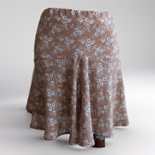 Pars Moda Tasarım Kadın Viskon Kumaş Şort Etek