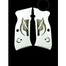 Yücel Av Bayii Sarsılmaz Kılınç 2000 MEGA, K 11 Logolu pleksinden kemikten yapılma kabze