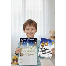 Kt Grup Çocuklar Için Ramazan Ayı Oruç ve Namaz Çizelgesi - Ramazan Sticker