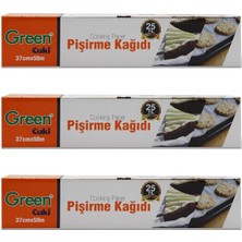 Gfc Life Store Yağlı Fırın Tepsi Pişirme Kızartma Kağıdı - 37 Cm. x 50 Metre - 3 Kutu