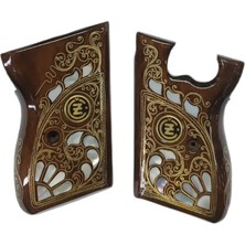 Çek Vizör Cz 70 Telkari Sedef Kakma  Ahşap Kabze