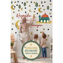 Kt Grup Ramazan Ayı Temalı Cam Duvar Süsleri Hoşgeldin Ramazan Mat Görünümlü Sticker Seti