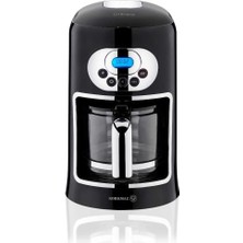 Drippa Lcdli Siyah Filtre Kahve Makinesi