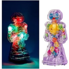 ve Işıklı 360 Derece Dönen Oyuncak Robot