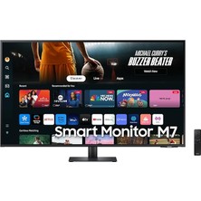M7 LS43DM702UUXUF, 43" Inç, Uhd, 3840 x 2160, 4k, 4ms 60Hz, HDR10, Akıllı Monitör (2024 Model)