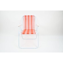 Çelik Plaj Sandalyesi - Turuncu