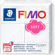 8020--0 Fimo Soft Modelleme Kili 57 Gr. Beyaz
