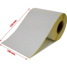 Etiket 150X100 Barkod Etiketi /1 Rulo 250 ADET-15X10.10X15 3 Rulo 750 Adet
