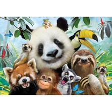 Puzzle - Hayvanat Bahçesi Selfie / 500 Parça, #3596