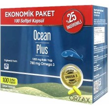 Plus 1200 Mg Omega3 Balık Yağı 50 Kapsül 2 Adet P10930